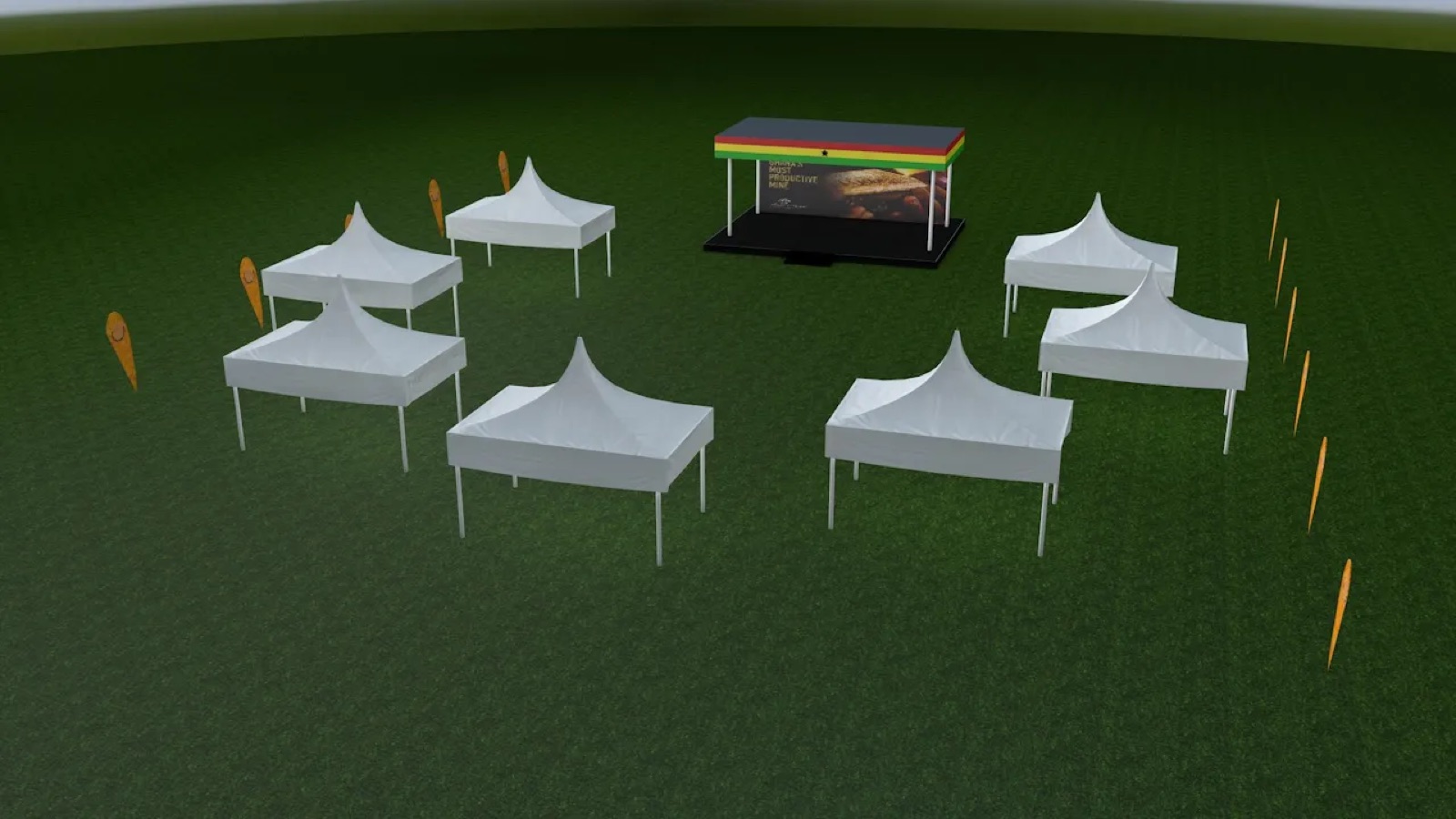 AngloGold Ashanti — Outdoor Event Setup